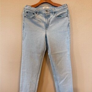 Abercrombie & Fitch Light Wash Straight Leg Jeans